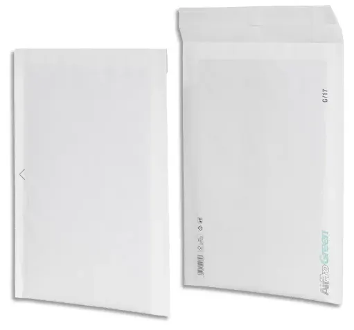 Prece Aploksne G17 230x340mm polsterēta AirPro, balta Attēls