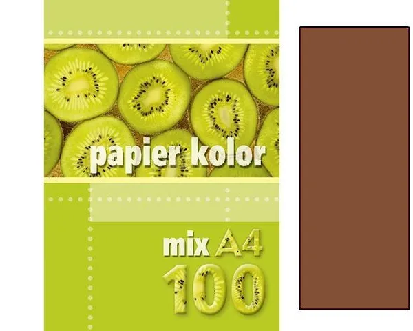 Prece Papīrs Kreska A4, 80g/m², 100lp, tumši brūns Attēls