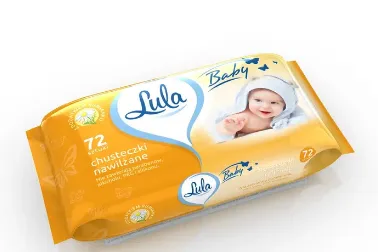 Prece Mitrās salvetes Lula Baby ar kumelīti 72gb Attēls