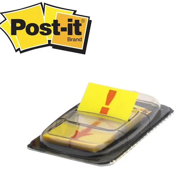 Prece Indeksi Post-it 680-(33; !) 25.4x43,2/50lp Attēls