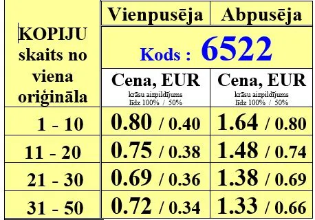 Prece Kopēšana A4 krāsainā no stikla Attēls