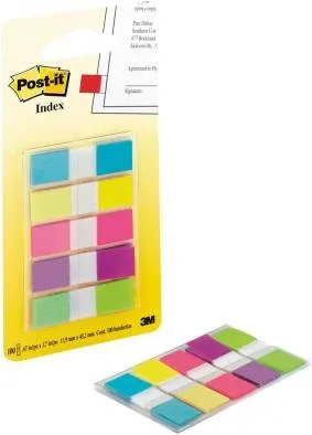 Prece Indeksi 683-5CB 11.9x43.2mm 5kr./20lp. Post-it Attēls