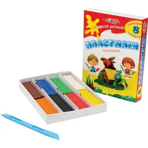 Prece Plastilīns 8 krāsu Gamma Attēls