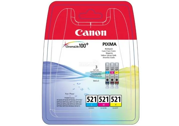 Prece Kārtridžs Canon CLI-521 Cyan Attēls