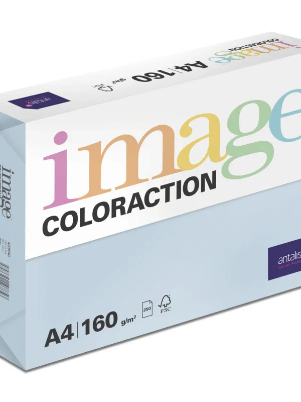 Prece Papīrs krāsains A4,160g/m2 Image Colour 250lp Iceberg Attēls