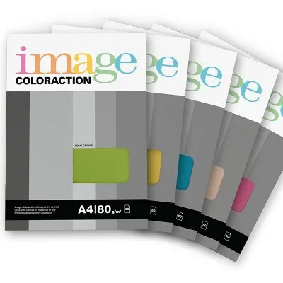 Prece Krāsains papīrs A4,80g/m2 Image Colour 50lp Savanna/pale Attēls