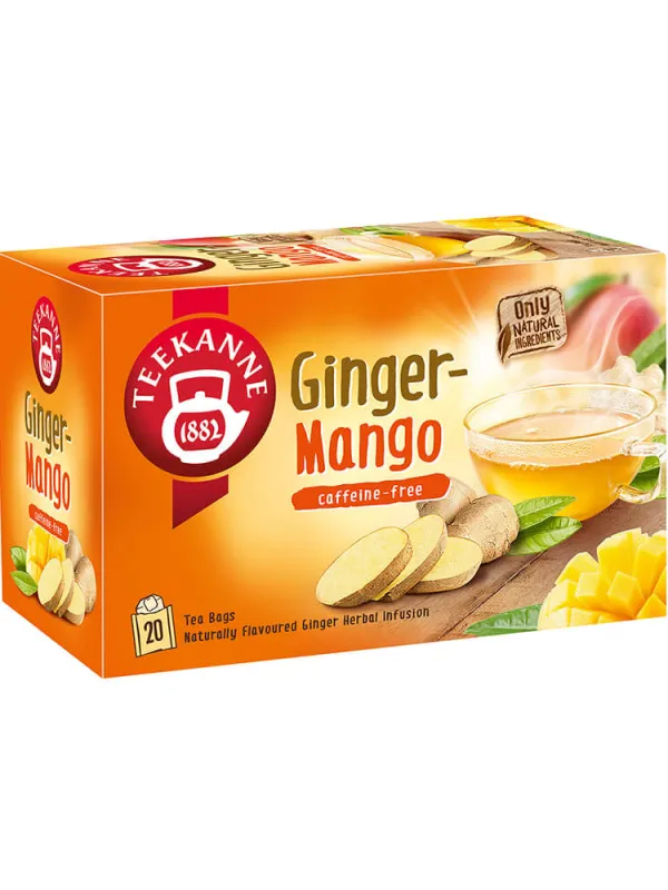 Prece Tēja zaļā Teekanne Ginger Mango 20x1.75g Attēls