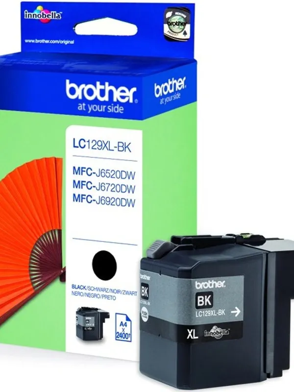 Prece Kārtridžs Brother LC129XLBK black Attēls