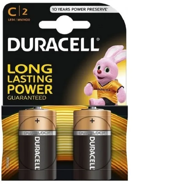 Prece Baterija DURACELL C-B2/LR14, 1.5V RZ 2gb Attēls