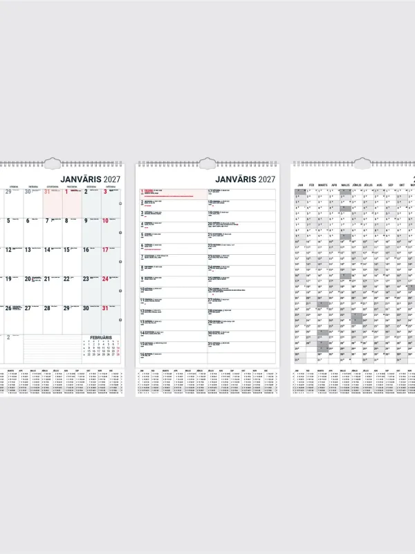 Prece Kalendārs sienas Planner 2027 Attēls