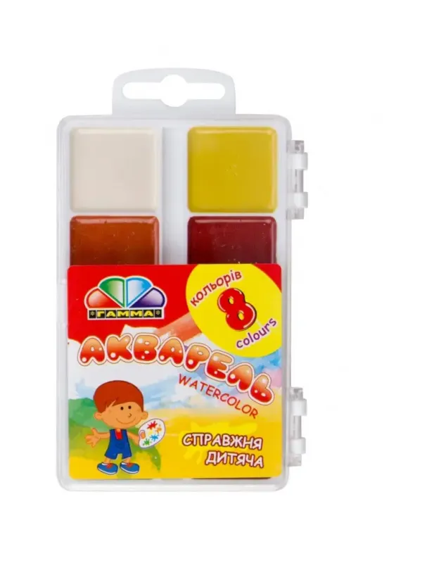 Prece Akvareļkrāsas Gamma 8kr. Attēls