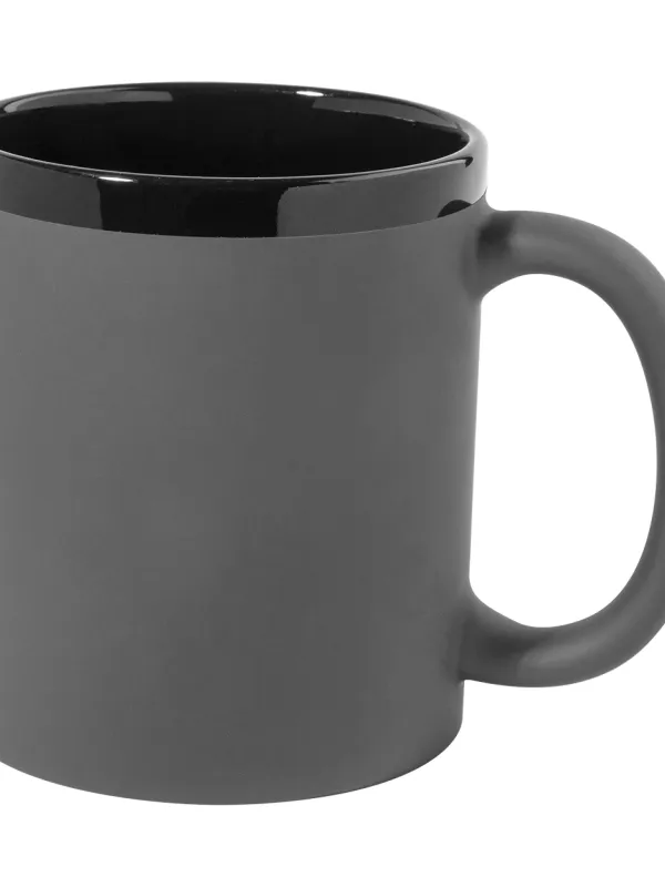 Prece Krūze keram. Pelēka/melna KOVARY 300 ml AP Attēls
