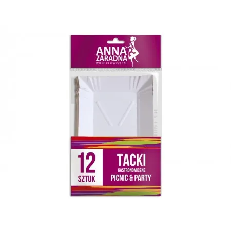 Prece Šķīvis papīra 20x13cm balts (12/gb 0.09kg) Attēls