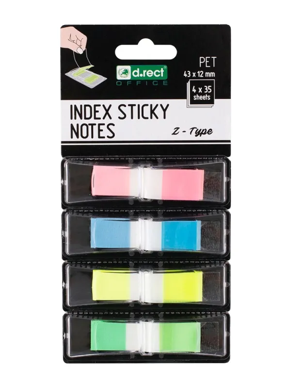 Prece Indeksi 43x12mm, 4x35lp. Z-veida D.rect Attēls