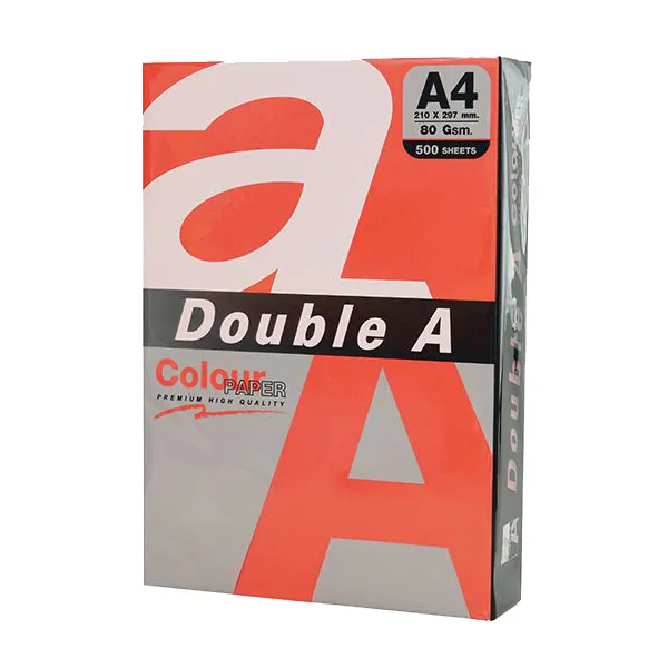 Prece Papīrs krāsains A4,80g/m2 sarkans 500 loksnes Double Attēls