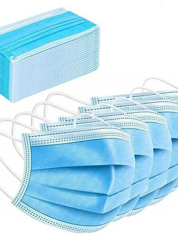 Prece Sejas aizsargmaska 3 slāņi zila 1 gb Attēls