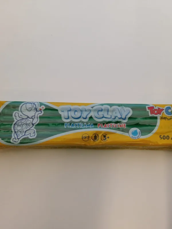 Prece Plastilīns 500g, zaļš 012, Toy Color Attēls