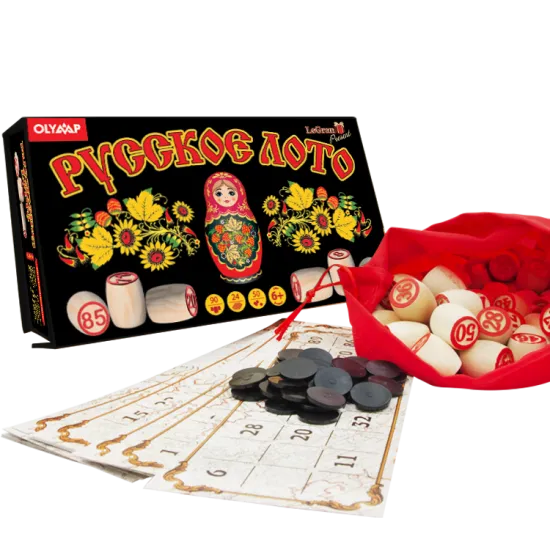 Prece Spēle Galda Krievu loto (melna kartona kaste) Attēls
