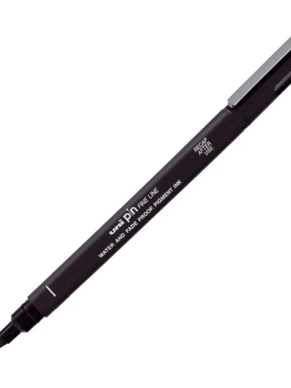 Prece Marķieris 0.9mm melns Uni Pin Attēls