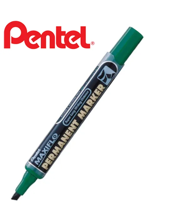 Prece Permanentais marķieris Pentel MAXIFLO NLF60-C, zaļš Attēls