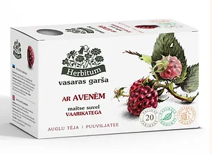 Prece Tēja Herbitum Vasaras garša ar avenēm 2.5gx20gab. Attēls