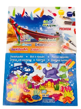 Prece Papīrs zīmēšanas A4/40lp 115g Premium Attēls