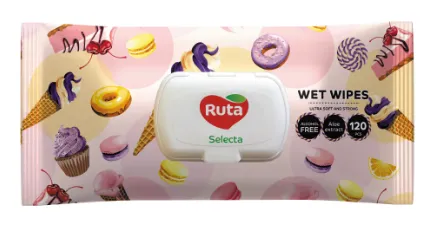 Prece Mitrās salvetes 120 gab. Ruta Attēls