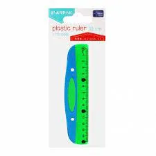 Prece Lineāls 15 cm Starpak zaļš/zils Attēls
