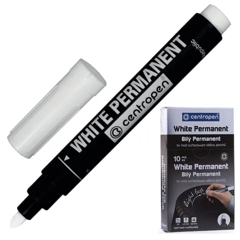 Prece Marķieris universāls balts 2.5mm Attēls