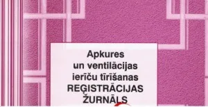 Prece Apkures un ventilācijas reģistrācijas žurnāls Attēls