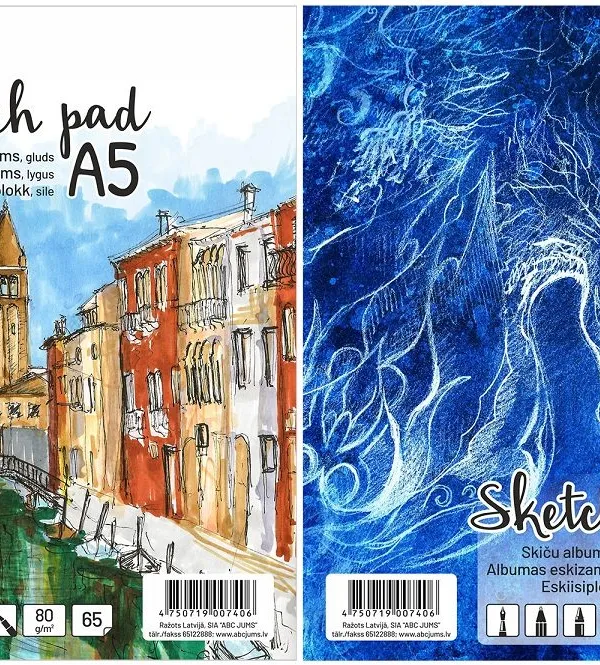 Prece Skiču albums A5 zīmēšanai,80gr. Attēls