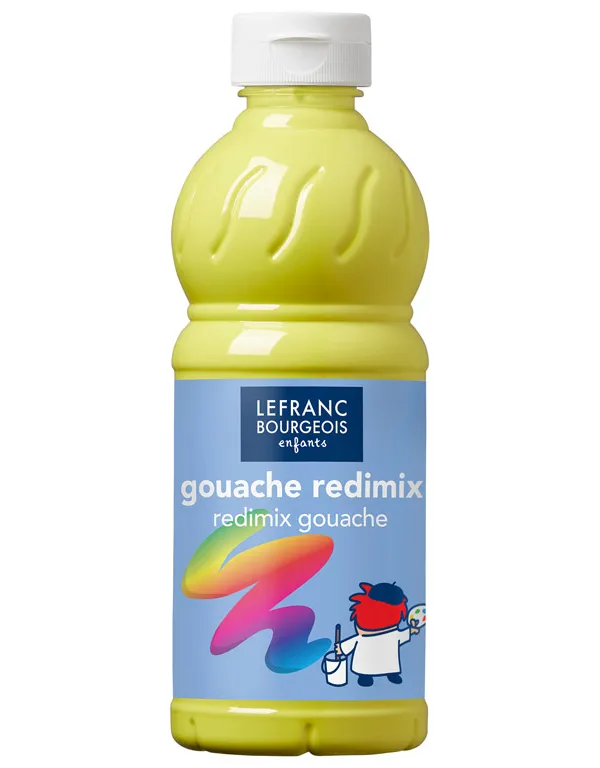 Prece Guaša krāsa Redimix 500ml 169 lemon yellow Attēls