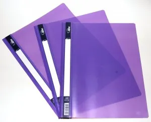 Prece Ātršuvējs A4+ Forpus plastmasas, violets Attēls