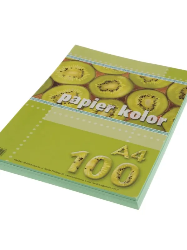 Prece Papīrs Kreska A4, 80g/m², 100lp, gaiši zaļš Attēls