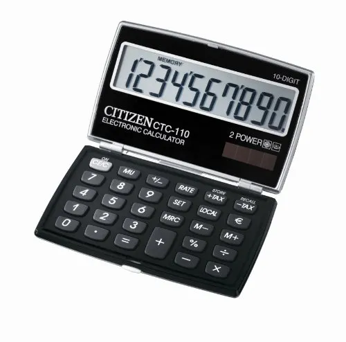 Prece Kalkulators kabatas Citizen CTC 110BLBP Attēls