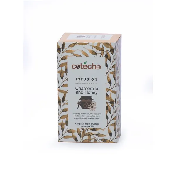 Prece Tēja Cotech Chamomile and Honey 20x1.25g Attēls