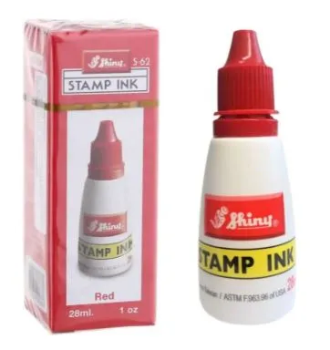 Prece Zīmogu tinte Shiny Supreme S-62, 28ml sarkana Attēls