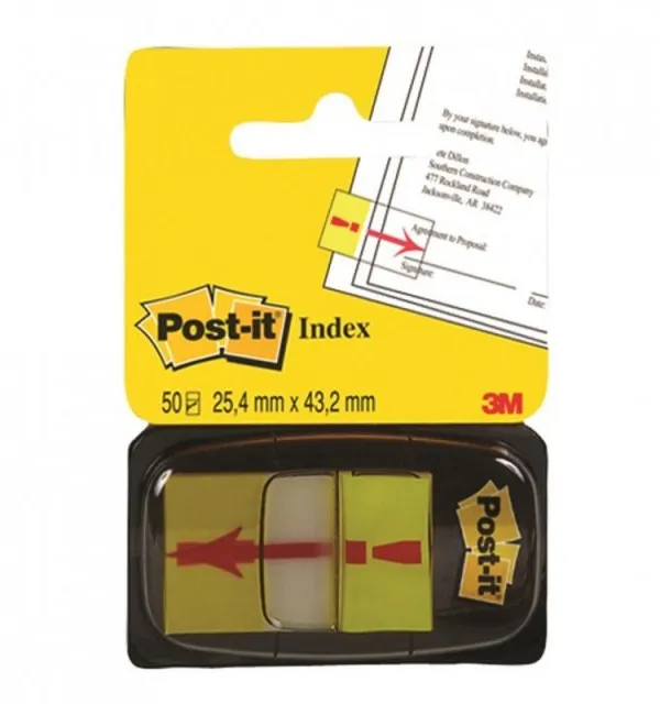 Prece Indeksi Post-it 680-(31,32,33) (!?) 25.4x43,2/50lp Attēls