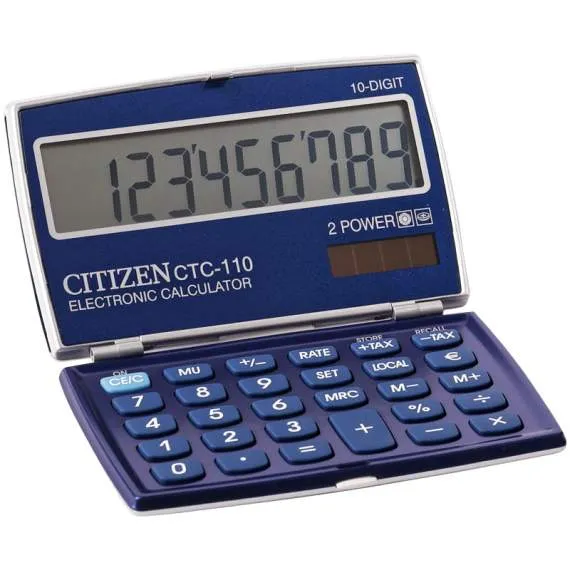 Prece Kalkulators kabatas Citizen CTC 110BLWB Attēls