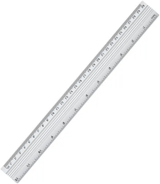 Prece Lineāls 30cm alumīnija Attēls