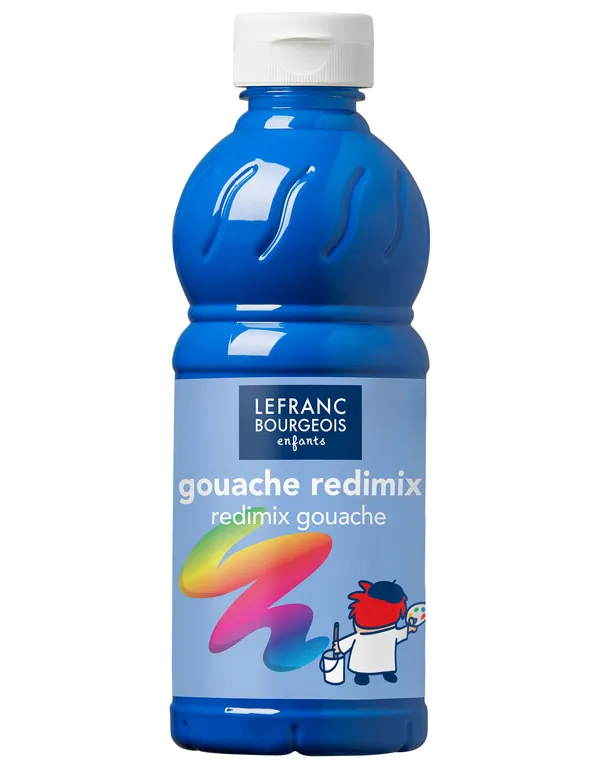 Prece Guaša krāsa Redimix 500ml 063 zila Attēls