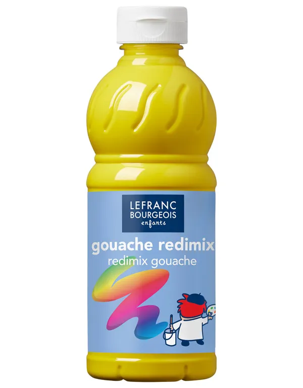 Prece Guaša krāsa Redimix 500ml 153 primary yellow Attēls