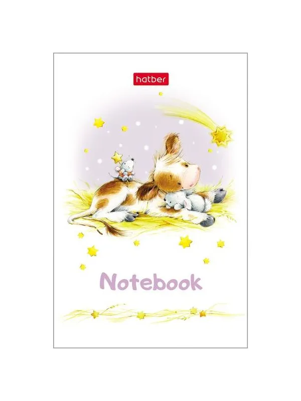 Prece Blociņš A7/48lp. rūtiņu Fluffy friend Attēls