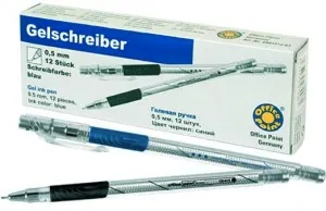 Prece Pildspalva gēla 0.5mm melna Attēls