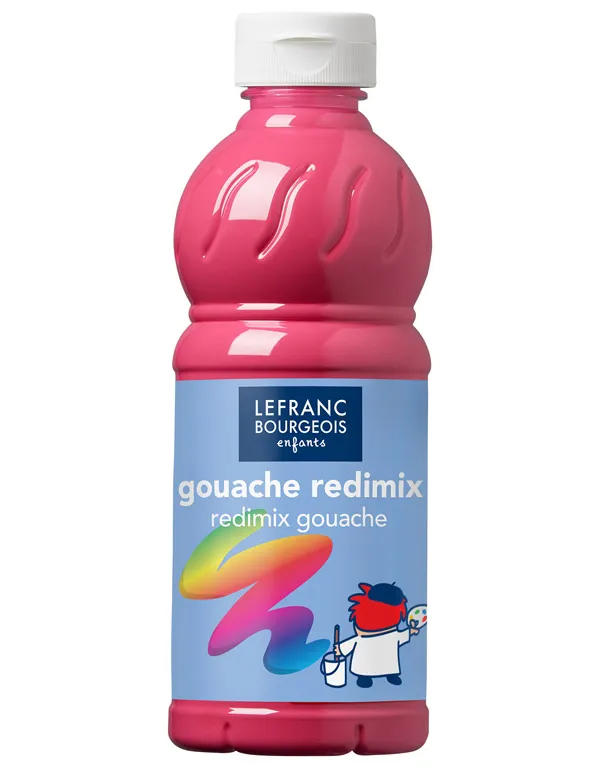 Prece Guaša krāsa Redimix 500ml 354 cerise tyrian pink Attēls
