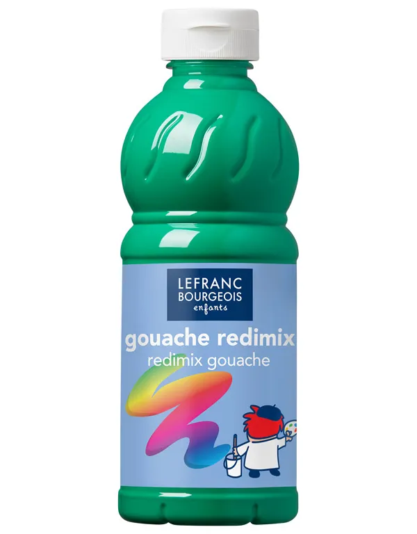 Prece Guaša krāsa Redimix 500ml 563 brilliant green Attēls