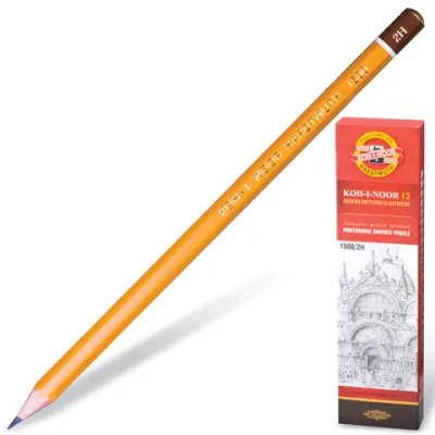 Prece Zīmulis Koh-i-noor Hardtmuth 1500/ 6H uzasināts Attēls