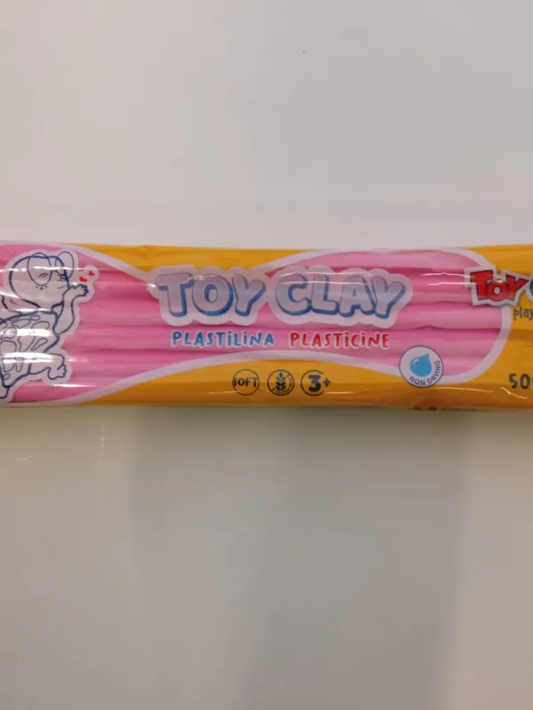 Prece Plastilīns 500g, rozā 006, Toy Color Attēls