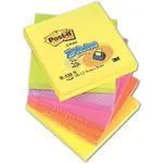 Prece Līmlapiņas 3M Post-it 76x76mm 100lp z-veida neona Attēls