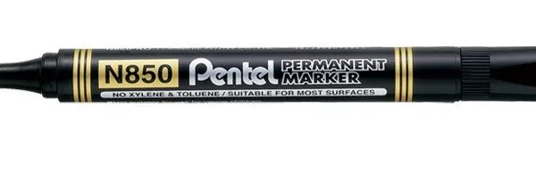 Prece Marķieris universāls Pentel N850 melns Attēls